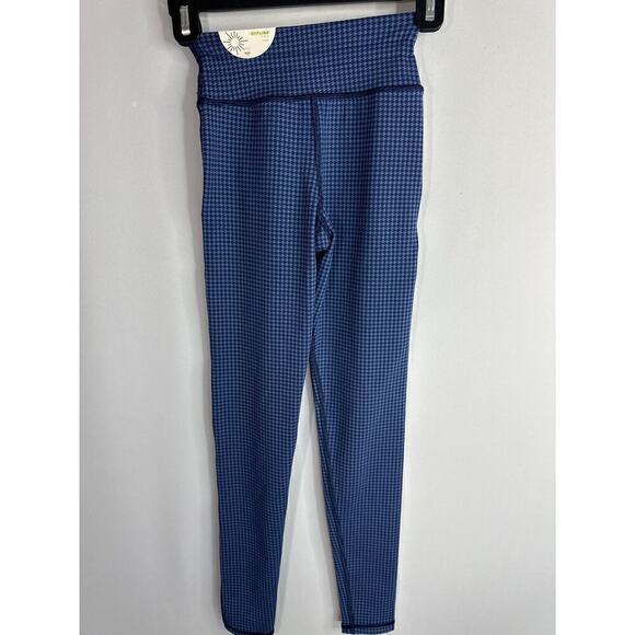 Offline‎ By Aerie Hi Rise Houndstooth Blue Legging XXS NWT - Picture 6 of 12
